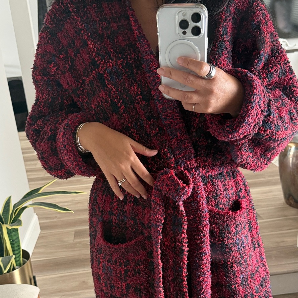 Skims Cozy Unisex Robe NWT Sz S/M - Picture 2 of 4
